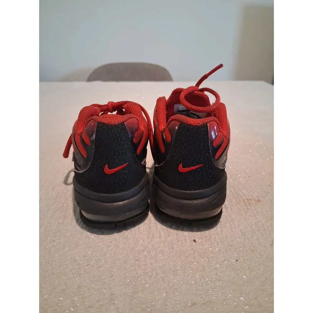 Nike Little Air Max Plus TD University Red Black CI5651-600 Size 7C No Insoles